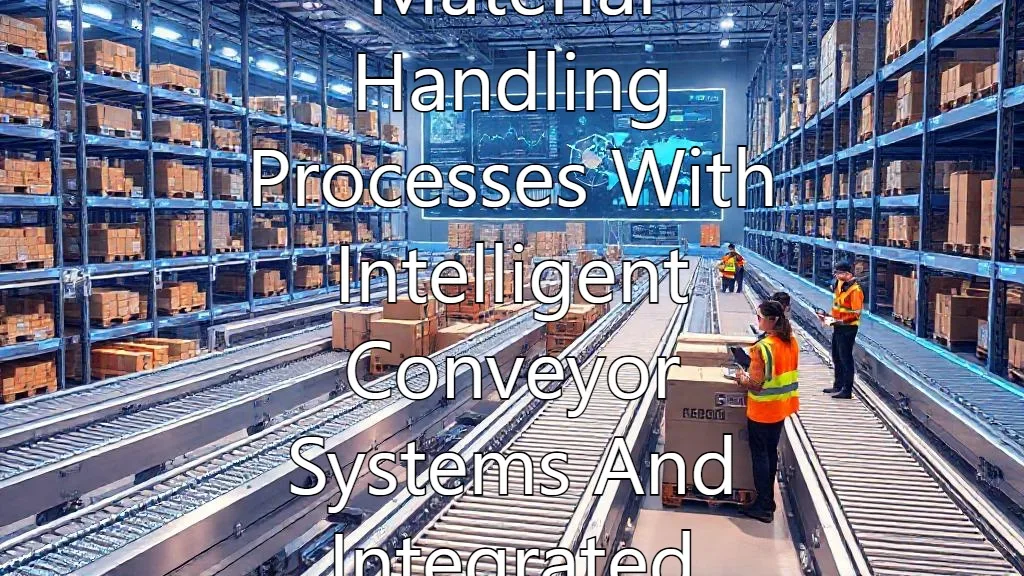 Streamlining Material Handling Processes With Intelligent Conveyor Systems And Integrated Logistics